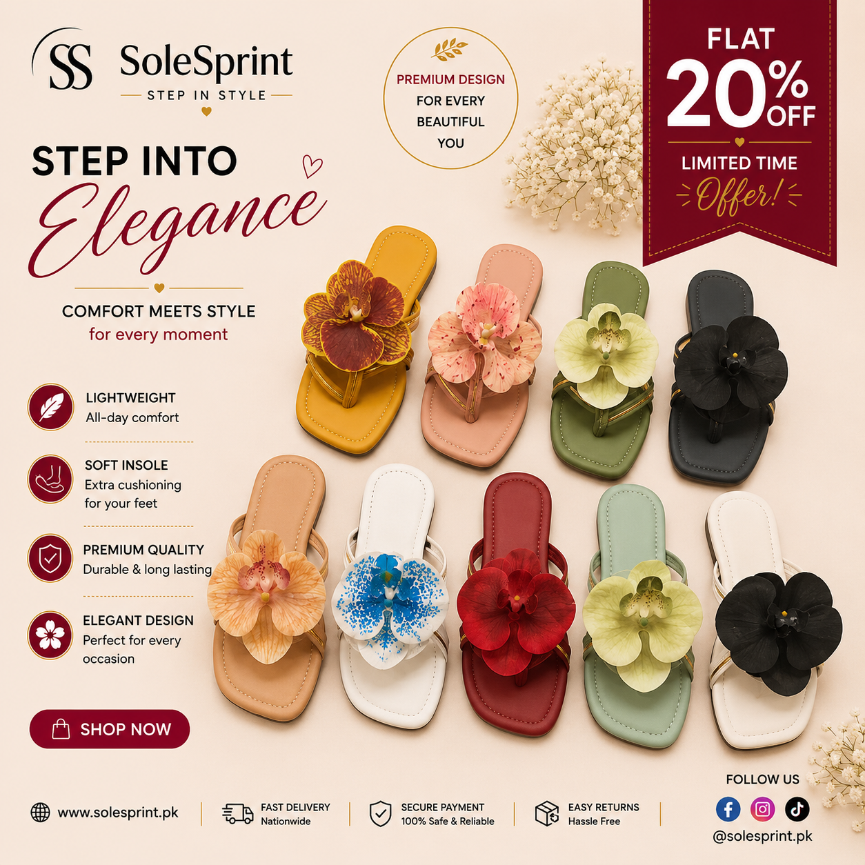 Orchid Luxe Sandals